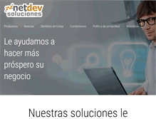 Tablet Screenshot of netdevsol.com